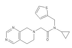 N-cyclopropyl-2-(6,8-dihydro-5H-pyrido[3,4-d]pyrimidin-7-yl)-N-(2-thenyl)acetamide