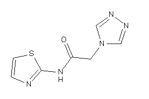 N-thiazol-2-yl-2-(1,2,4-triazol-4-yl)acetamide