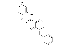 1-benzyl-2-keto-N-(4-keto-1H-pyridin-3-yl)nicotinamide