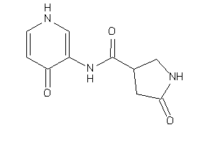 5-keto-N-(4-keto-1H-pyridin-3-yl)pyrrolidine-3-carboxamide