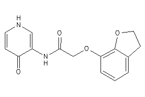 2-coumaran-7-yloxy-N-(4-keto-1H-pyridin-3-yl)acetamide