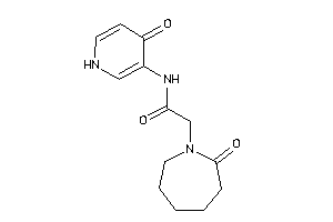 2-(2-ketoazepan-1-yl)-N-(4-keto-1H-pyridin-3-yl)acetamide