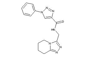 1-phenyl-N-(5,6,7,8-tetrahydro-[1,2,4]triazolo[4,3-a]pyridin-3-ylmethyl)triazole-4-carboxamide