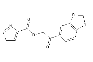 3H-pyrrole-5-carboxylic Acid [2-(1,3-benzodioxol-5-yl)-2-keto-ethyl] Ester