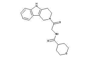 N-[2-keto-2-(1,3,4,5-tetrahydropyrido[4,3-b]indol-2-yl)ethyl]tetrahydropyran-4-carboxamide