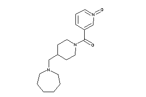 [4-(azepan-1-ylmethyl)piperidino]-(1-keto-3-pyridyl)methanone