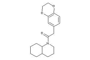 1-(3,4,4a,5,6,7,8,8a-octahydro-2H-quinolin-1-yl)-2-(2,3-dihydro-1,4-benzodioxin-6-yl)ethanone