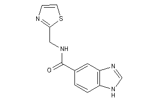 N-(thiazol-2-ylmethyl)-1H-benzimidazole-5-carboxamide