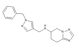 (1-benzylpyrazol-4-yl)methyl-(5,6,7,8-tetrahydro-[1,2,4]triazolo[1,5-a]pyridin-6-yl)amine