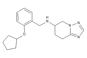 [2-(cyclopentoxy)benzyl]-(5,6,7,8-tetrahydro-[1,2,4]triazolo[1,5-a]pyridin-6-yl)amine