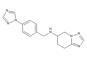 5,6,7,8-tetrahydro-[1,2,4]triazolo[1,5-a]pyridin-6-yl-[4-(1,2,4-triazol-1-yl)benzyl]amine