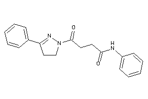 4-keto-N-phenyl-4-(3-phenyl-2-pyrazolin-1-yl)butyramide