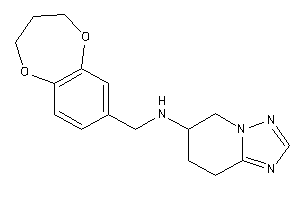 3,4-dihydro-2H-1,5-benzodioxepin-7-ylmethyl(5,6,7,8-tetrahydro-[1,2,4]triazolo[1,5-a]pyridin-6-yl)amine