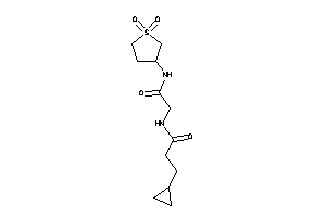 3-cyclopropyl-N-[2-[(1,1-diketothiolan-3-yl)amino]-2-keto-ethyl]propionamide