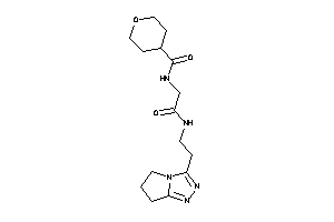 N-[2-[2-(6,7-dihydro-5H-pyrrolo[2,1-c][1,2,4]triazol-3-yl)ethylamino]-2-keto-ethyl]tetrahydropyran-4-carboxamide