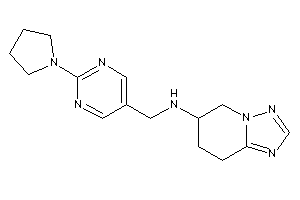 (2-pyrrolidinopyrimidin-5-yl)methyl-(5,6,7,8-tetrahydro-[1,2,4]triazolo[1,5-a]pyridin-6-yl)amine