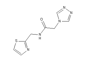 N-(thiazol-2-ylmethyl)-2-(1,2,4-triazol-4-yl)acetamide