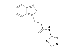 Image of N-(2,5-dihydro-1,3,4-thiadiazol-2-yl)-3-(2H-indol-3-yl)propionamide