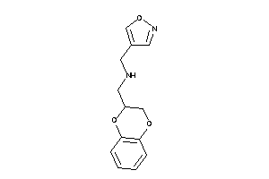 2,3-dihydro-1,4-benzodioxin-3-ylmethyl(isoxazol-4-ylmethyl)amine