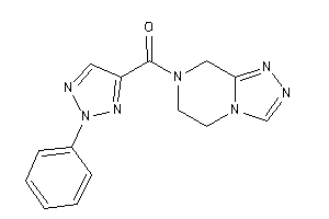 6,8-dihydro-5H-[1,2,4]triazolo[4,3-a]pyrazin-7-yl-(2-phenyltriazol-4-yl)methanone