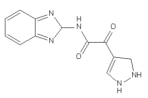 Image of N-(2H-benzimidazol-2-yl)-2-keto-2-(3-pyrazolin-4-yl)acetamide