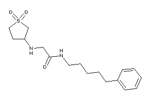 2-[(1,1-diketothiolan-3-yl)amino]-N-(5-phenylpentyl)acetamide