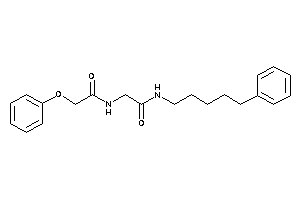 Image of 2-[(2-phenoxyacetyl)amino]-N-(5-phenylpentyl)acetamide