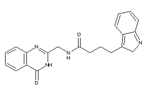 4-(2H-indol-3-yl)-N-[(4-keto-3H-quinazolin-2-yl)methyl]butyramide