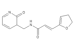 Image of 3-(2,3-dihydrofuran-5-yl)-N-[(2-keto-3H-pyridin-3-yl)methyl]acrylamide