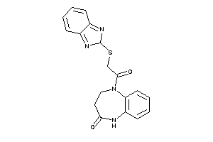 1-[2-(2H-benzimidazol-2-ylthio)acetyl]-3,5-dihydro-2H-1,5-benzodiazepin-4-one