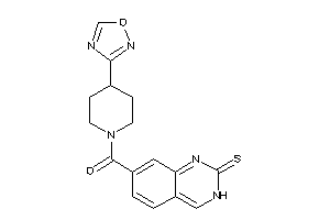 [4-(1,2,4-oxadiazol-3-yl)piperidino]-(2-thioxo-3H-quinazolin-7-yl)methanone