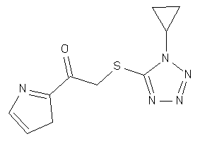 Image of 2-[(1-cyclopropyltetrazol-5-yl)thio]-1-(3H-pyrrol-2-yl)ethanone