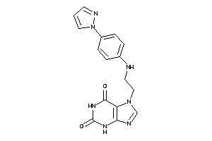 7-[2-(4-pyrazol-1-ylanilino)ethyl]xanthine