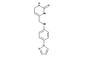 6-[(4-pyrazol-1-ylanilino)methyl]-3,4-dihydro-1H-pyrimidin-2-one
