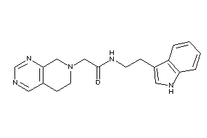 2-(6,8-dihydro-5H-pyrido[3,4-d]pyrimidin-7-yl)-N-[2-(1H-indol-3-yl)ethyl]acetamide