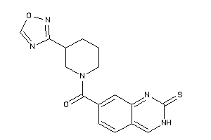 [3-(1,2,4-oxadiazol-3-yl)piperidino]-(2-thioxo-3H-quinazolin-7-yl)methanone