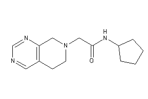 N-cyclopentyl-2-(6,8-dihydro-5H-pyrido[3,4-d]pyrimidin-7-yl)acetamide