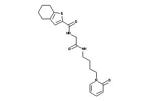 N-[2-keto-2-[4-(2-keto-1-pyridyl)butylamino]ethyl]-4,5,6,7-tetrahydrobenzothiophene-2-carboxamide