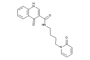 4-keto-N-[4-(2-keto-1-pyridyl)butyl]-1H-quinoline-3-carboxamide