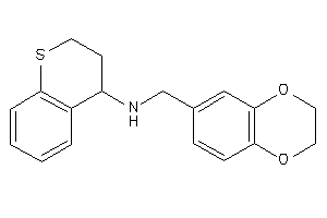 2,3-dihydro-1,4-benzodioxin-7-ylmethyl(thiochroman-4-yl)amine