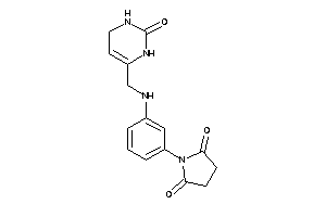 Image of 1-[3-[(2-keto-3,4-dihydro-1H-pyrimidin-6-yl)methylamino]phenyl]pyrrolidine-2,5-quinone