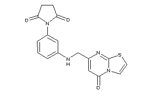 1-[3-[(5-ketothiazolo[3,2-a]pyrimidin-7-yl)methylamino]phenyl]pyrrolidine-2,5-quinone