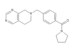 [4-(6,8-dihydro-5H-pyrido[3,4-d]pyrimidin-7-ylmethyl)phenyl]-pyrrolidino-methanone