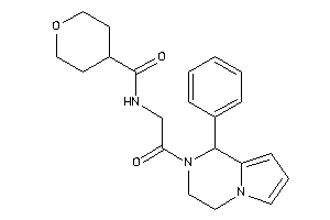 N-[2-keto-2-(1-phenyl-3,4-dihydro-1H-pyrrolo[1,2-a]pyrazin-2-yl)ethyl]tetrahydropyran-4-carboxamide