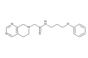 2-(6,8-dihydro-5H-pyrido[3,4-d]pyrimidin-7-yl)-N-(3-phenoxypropyl)acetamide