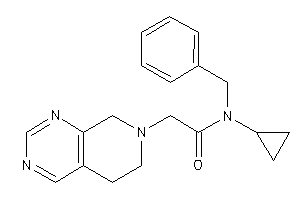 N-benzyl-N-cyclopropyl-2-(6,8-dihydro-5H-pyrido[3,4-d]pyrimidin-7-yl)acetamide