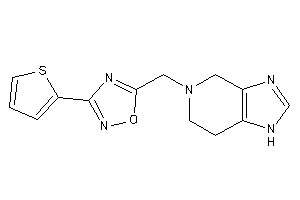 5-(1,4,6,7-tetrahydroimidazo[4,5-c]pyridin-5-ylmethyl)-3-(2-thienyl)-1,2,4-oxadiazole