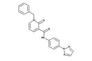 1-benzyl-2-keto-N-[4-(triazol-2-yl)phenyl]nicotinamide