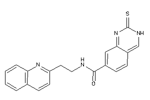 N-[2-(2-quinolyl)ethyl]-2-thioxo-3H-quinazoline-7-carboxamide