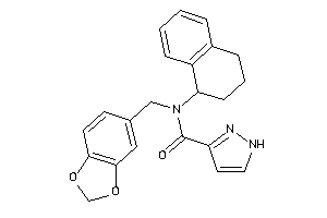 N-piperonyl-N-tetralin-1-yl-1H-pyrazole-3-carboxamide